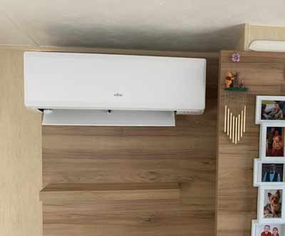 Fujitsu air conditioning installation 1