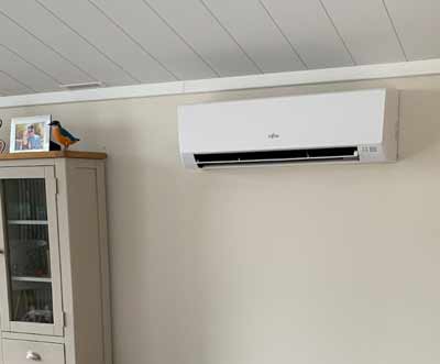 Fujitsu air conditioning installation 2